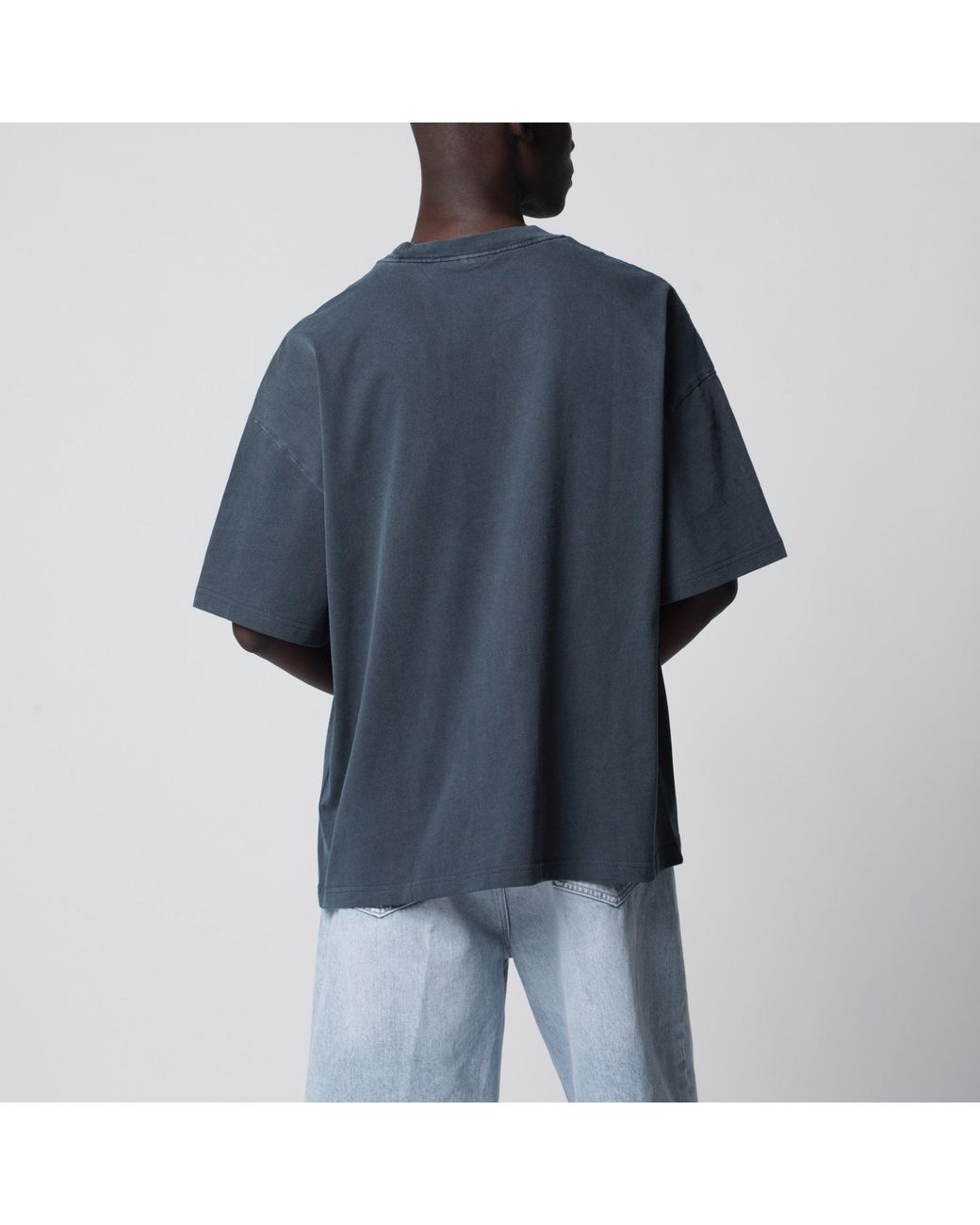 Carhartt Blue Benton Short-Sleeve Cotton Jersey T-Shirt for men