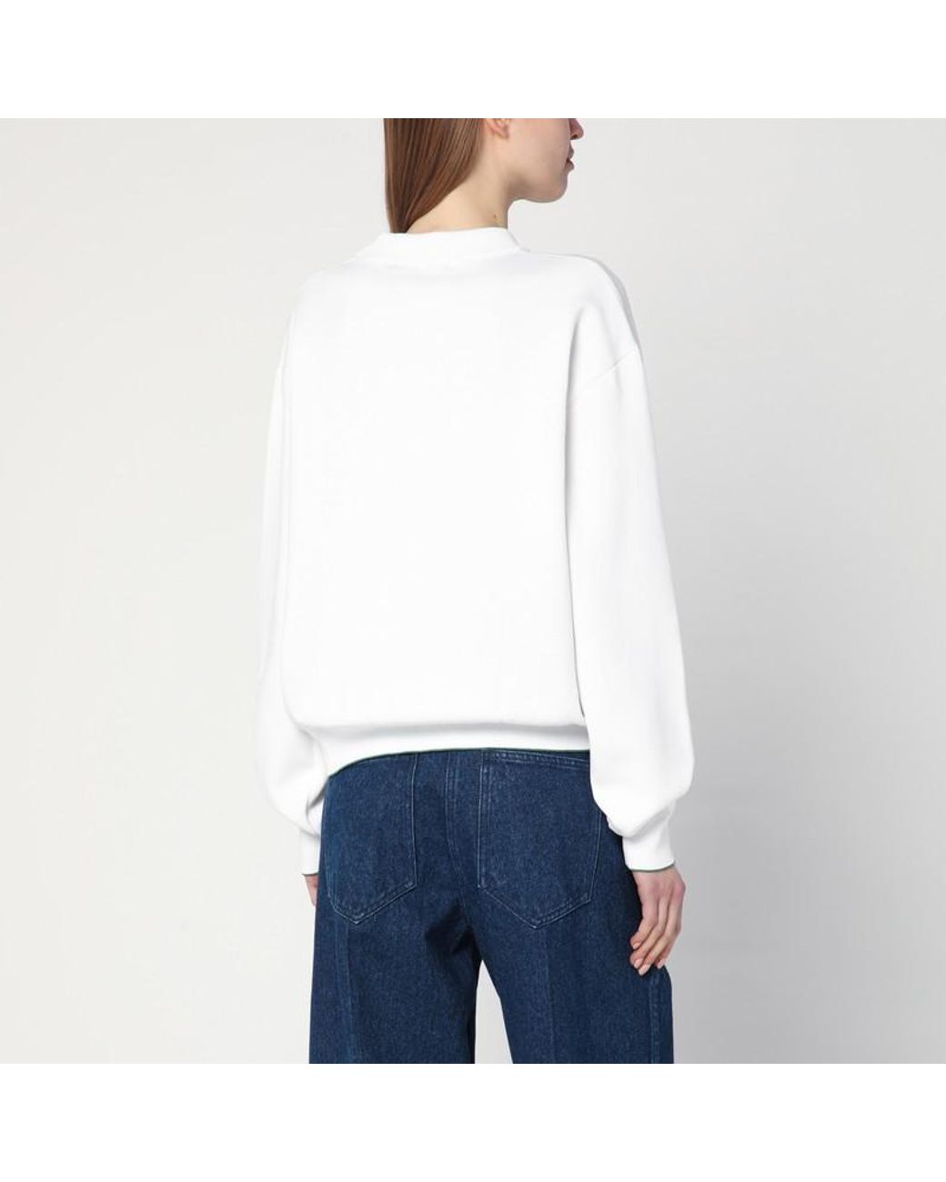 スウェット・トレーナー JACQUEMUS The Venice Logo Sweatshirt White JACQUEMUS The Venice Logo Sweatshirt White – MAISONDEFASHION.COM