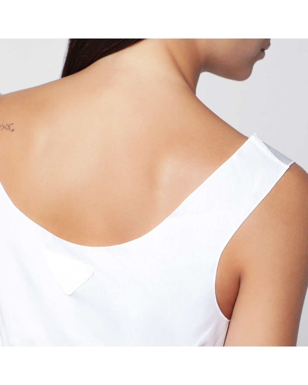 Prada Black Cotton Poplin Top