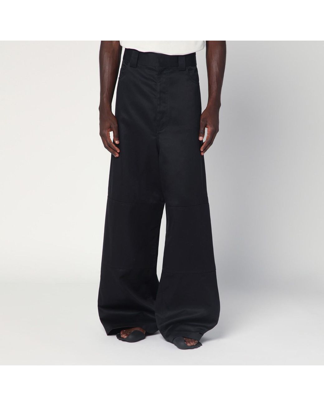 Balenciaga Utility Workwear Pants in Black for Men | Lyst