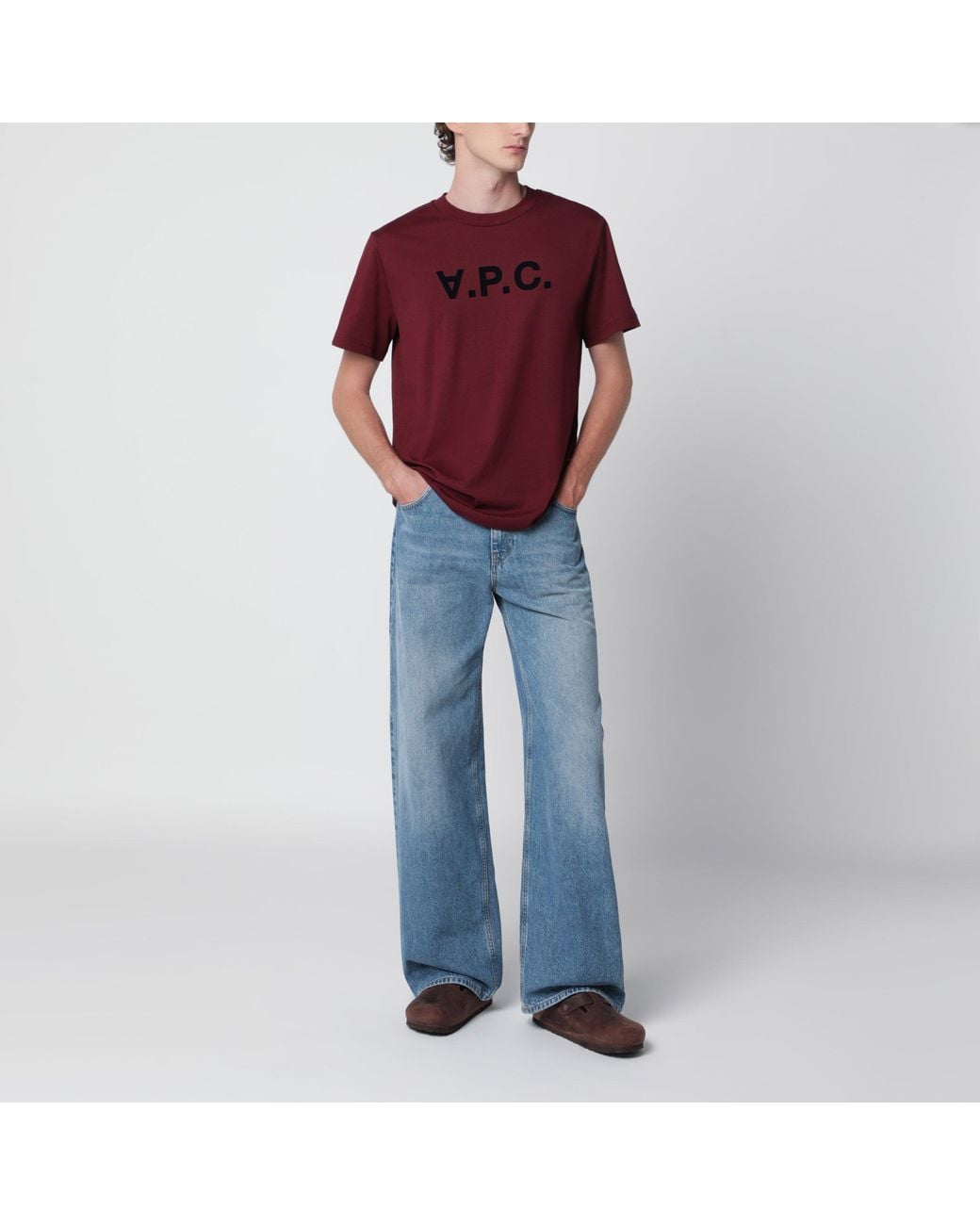 A.P.C. Red Standard Grand Vpc Cotton T-Shirt for men