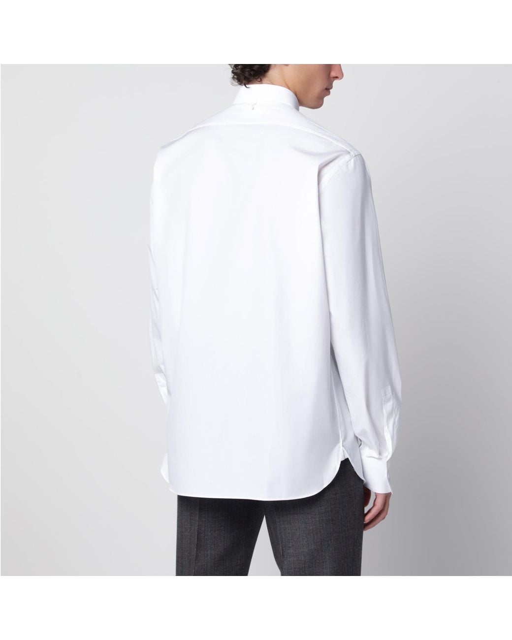 Tom Ford White Shirt With Mandarin Collar for men