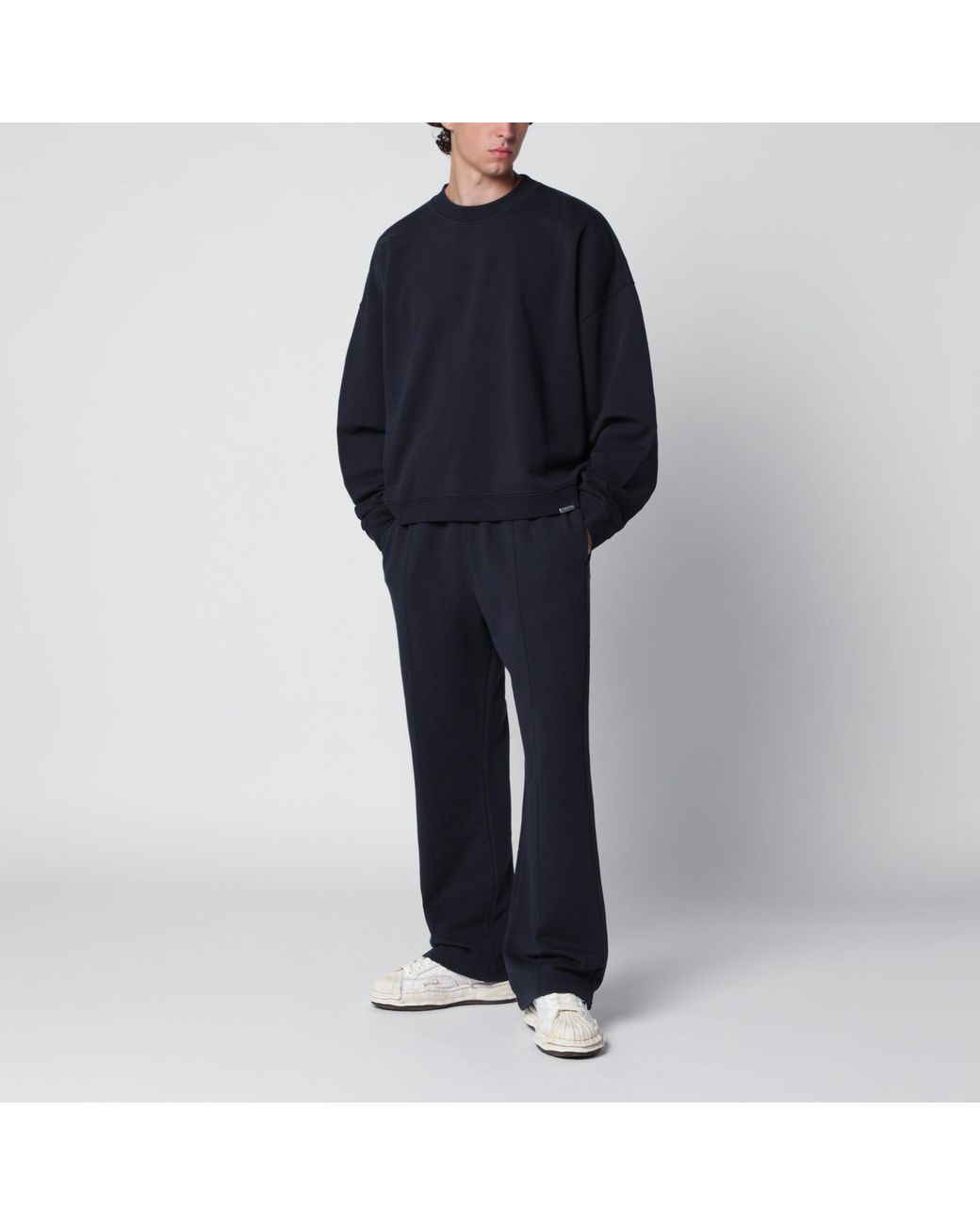 Represent Blue Midnight Cotton Jogging Trousers for men