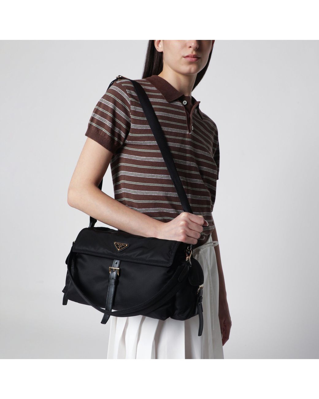 Prada Black Large Explore Shoulder Bag