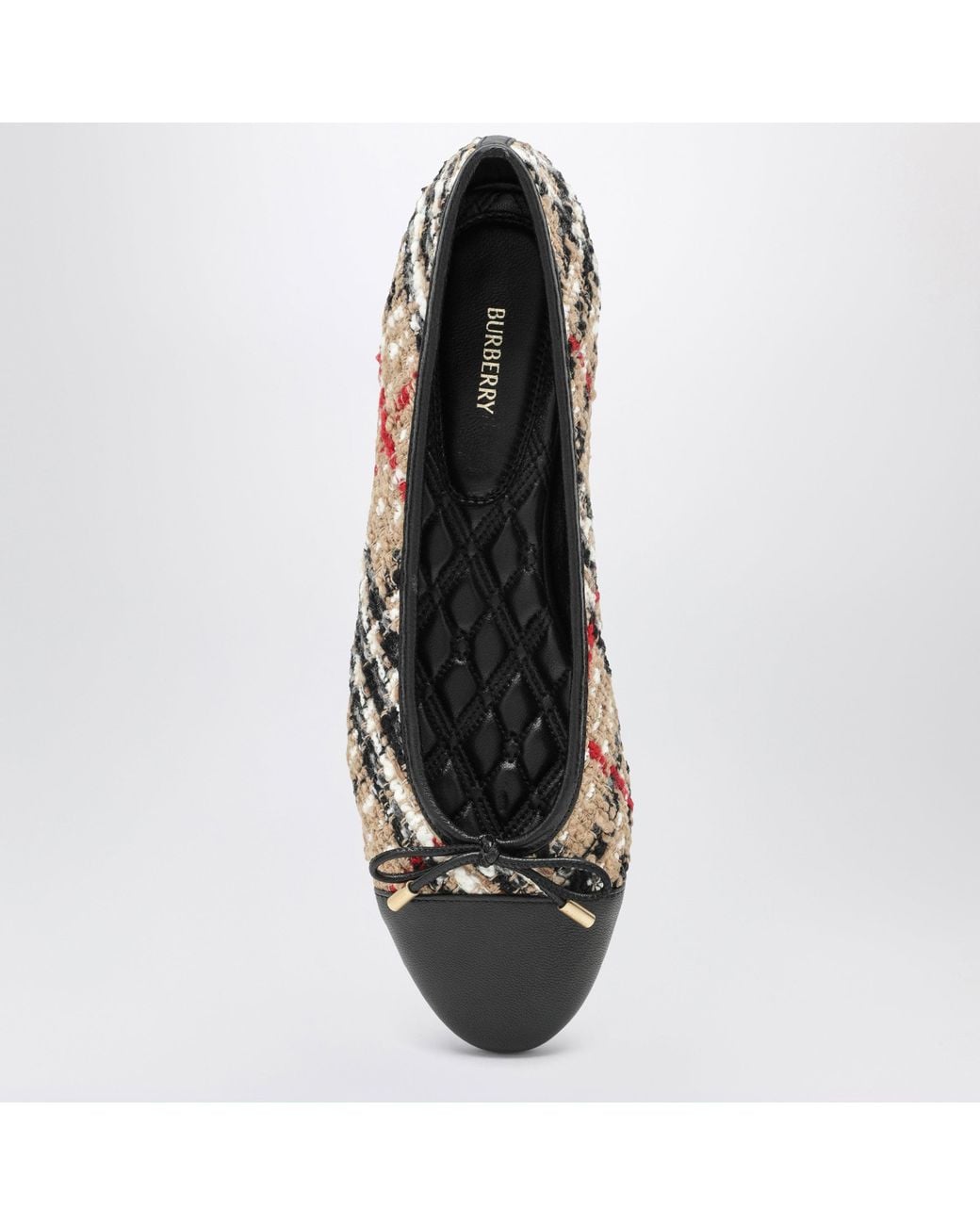 Burberry Natural Highgate Ballet Flats