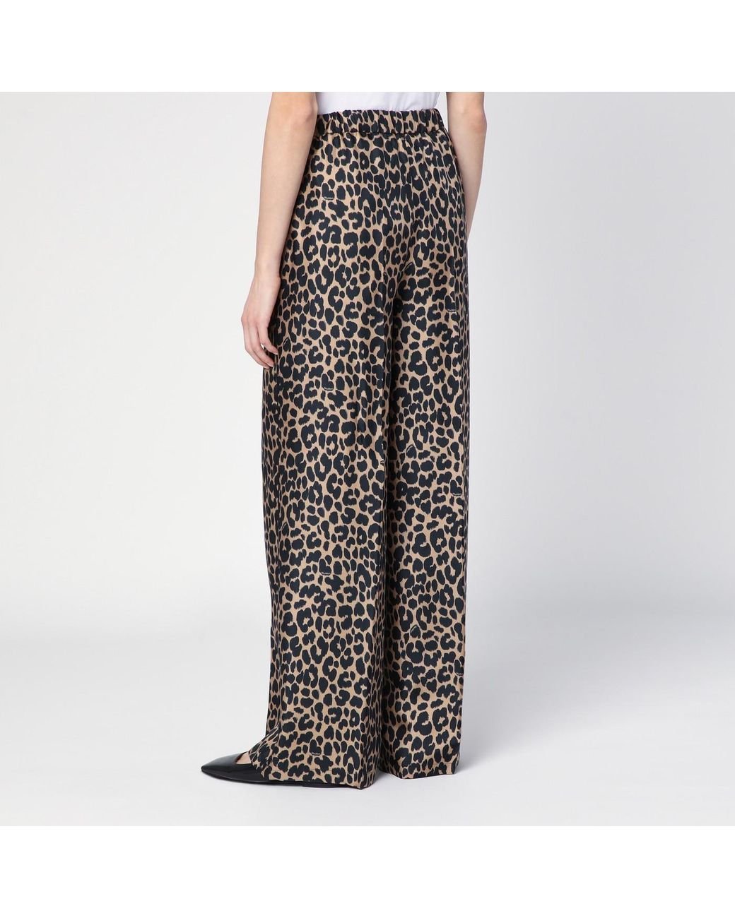 パンツ MAX MARA Timec multicolor silk trousers Senape Timec multicolor silk trousers MAX MARA - Nugnes1920