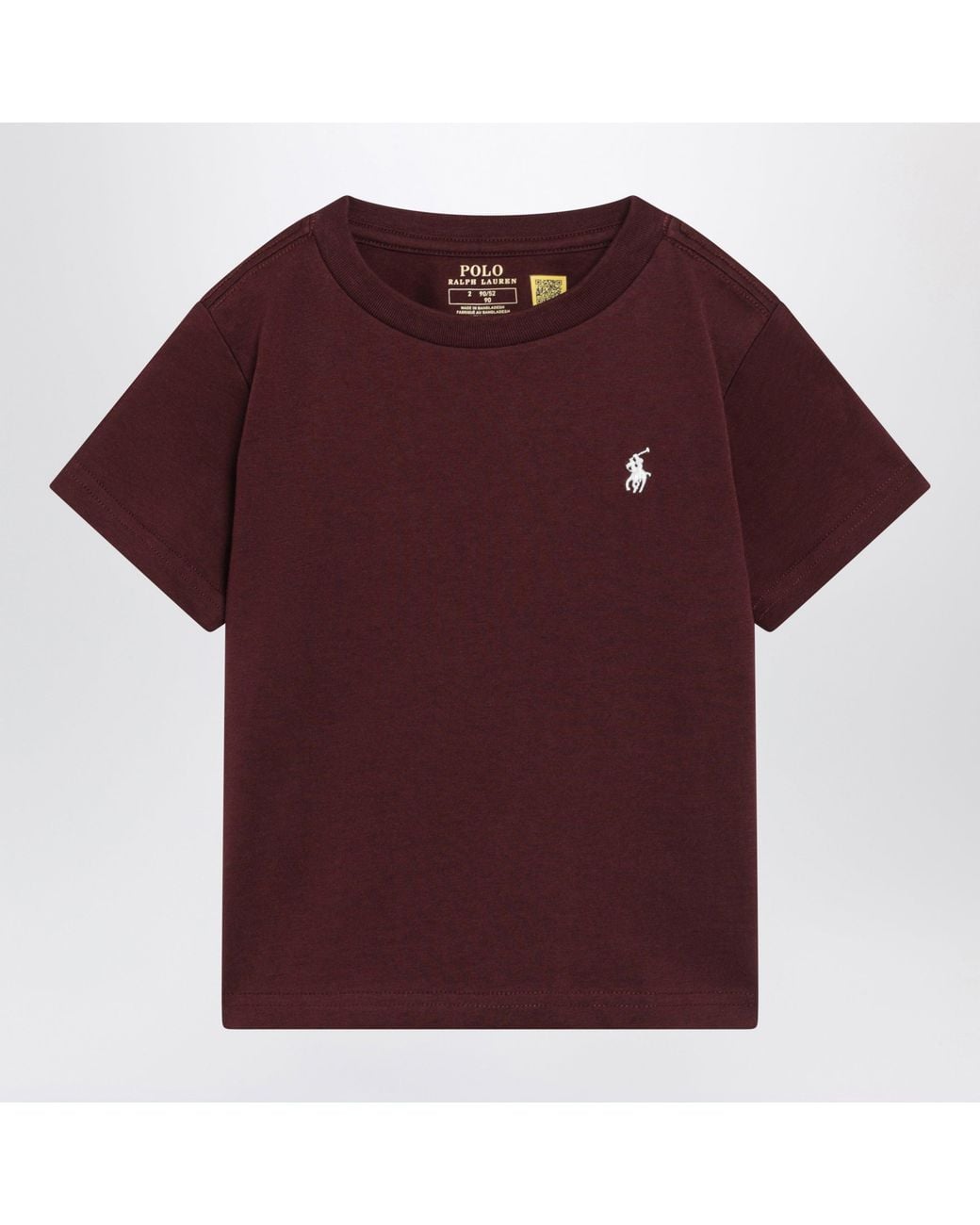 Polo Ralph Lauren Purple Dark Burgundy Short-Sleeved T-Shirt