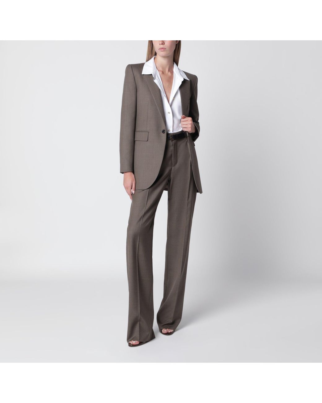 Camicia Bianca di Max Mara in Gray