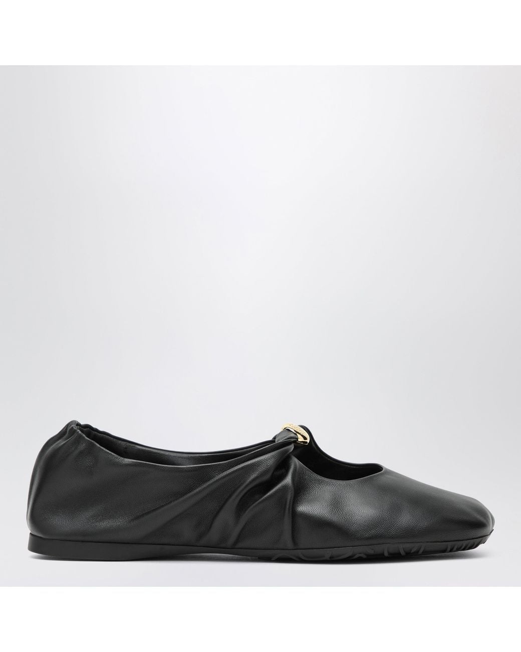 Loewe Black Nappa Pebble Ballerina