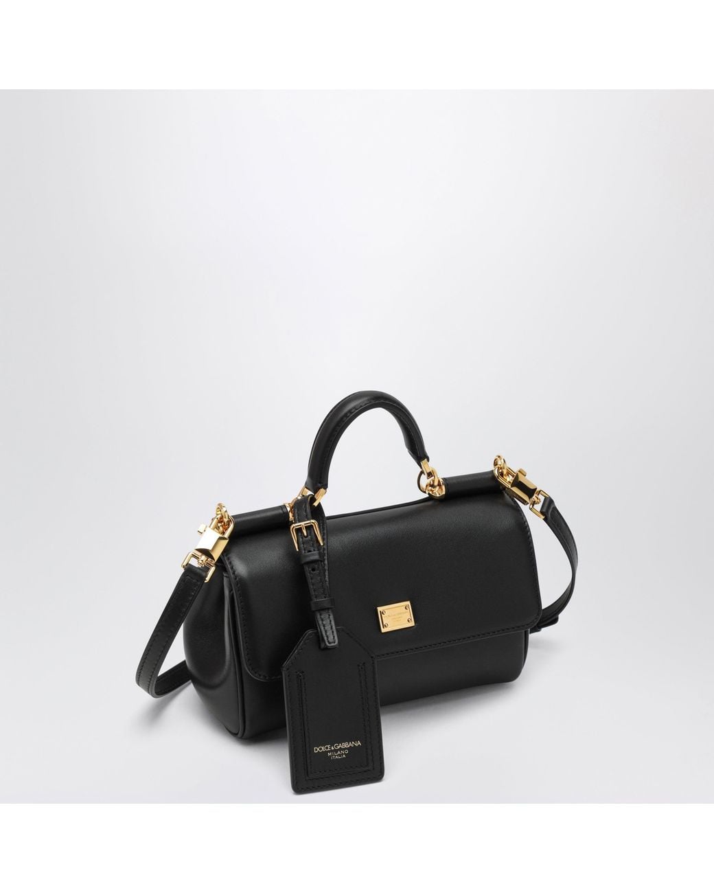 Dolce & Gabbana Black Mini My Sicily Handbag