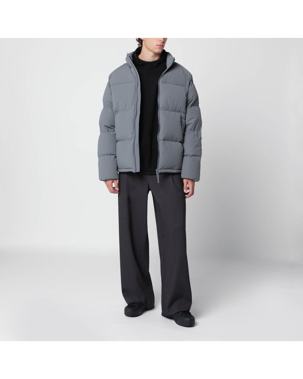 Hiking Patrol Gray Down Jacket for men