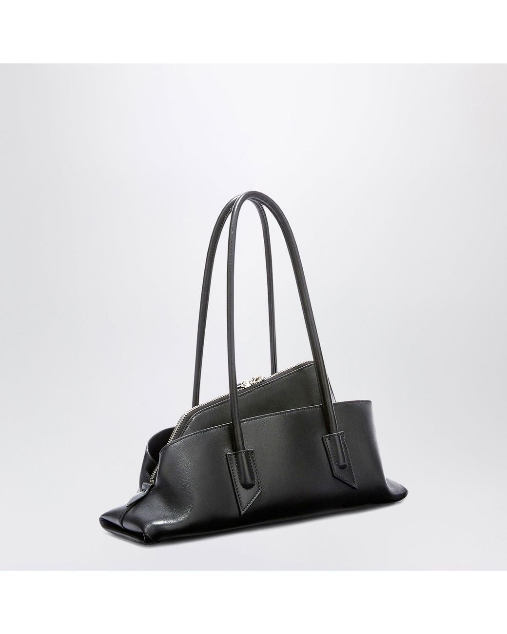 The Attico Black La Passeggiata Small Bag