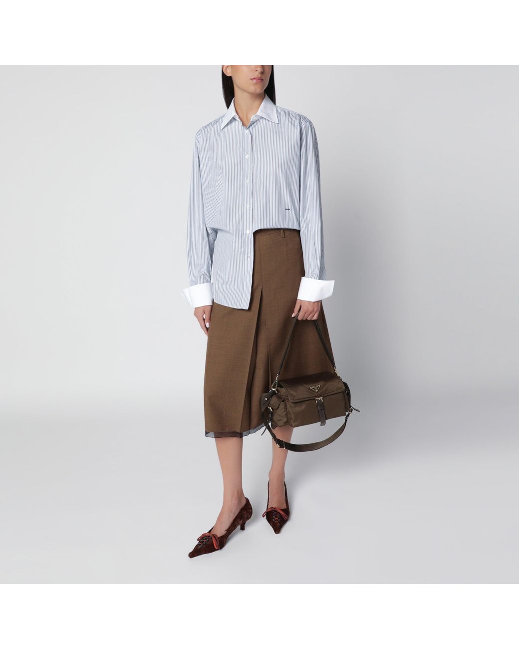 Prada Brown Explore Medium Bag