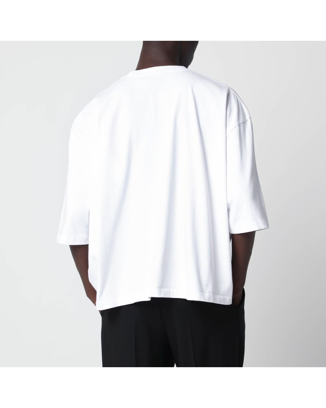 Willy Chavarria White Os Chavaloo Buffalo Cotton T-Shirt for men