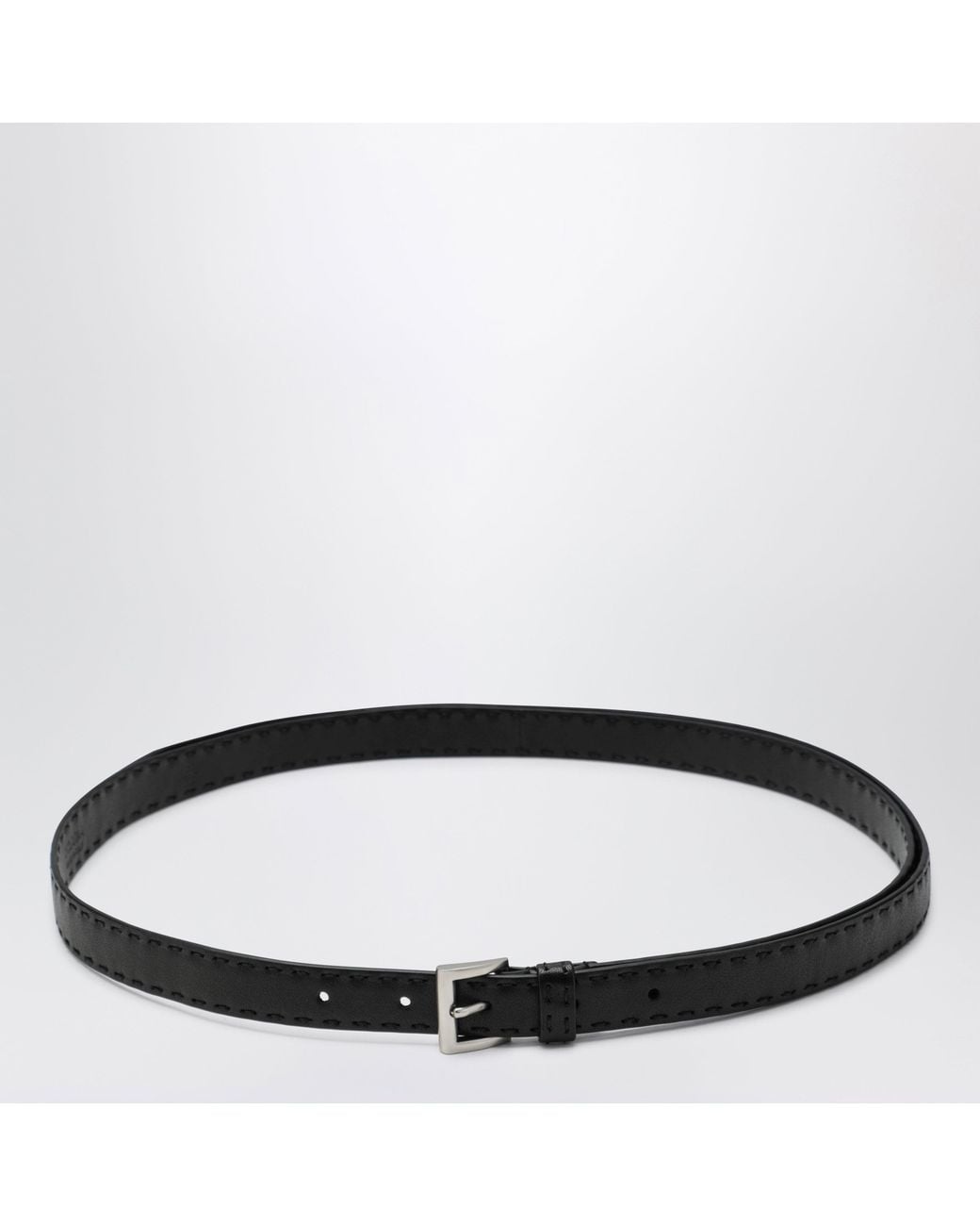 Prada Black Leather Belt