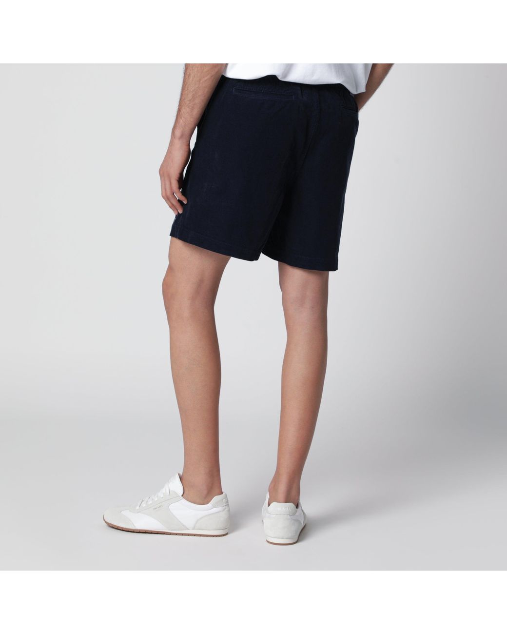 Polo Ralph Lauren Blue Ribbed Classic-Fit Shorts for men