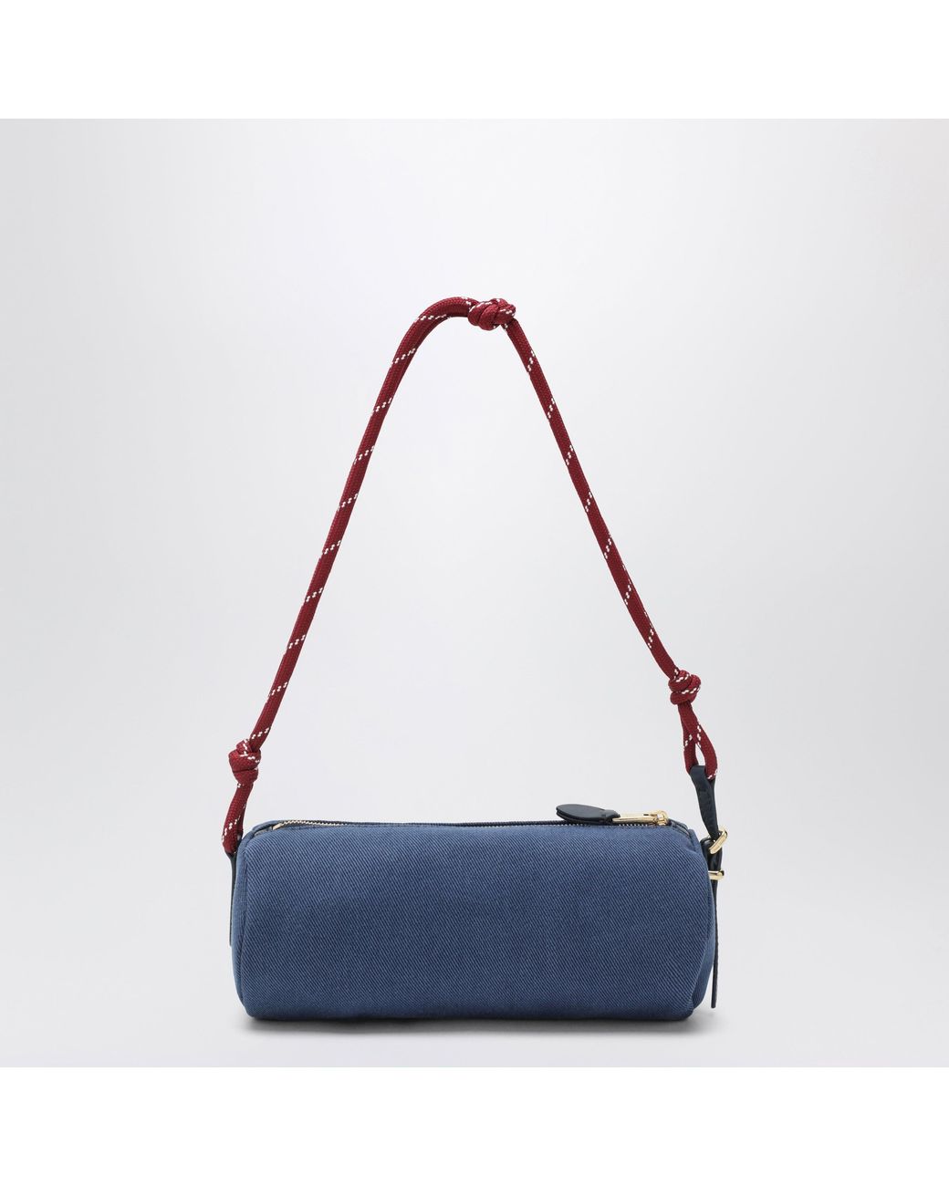 Miu Miu Purple Cotton Gabardine Pouch