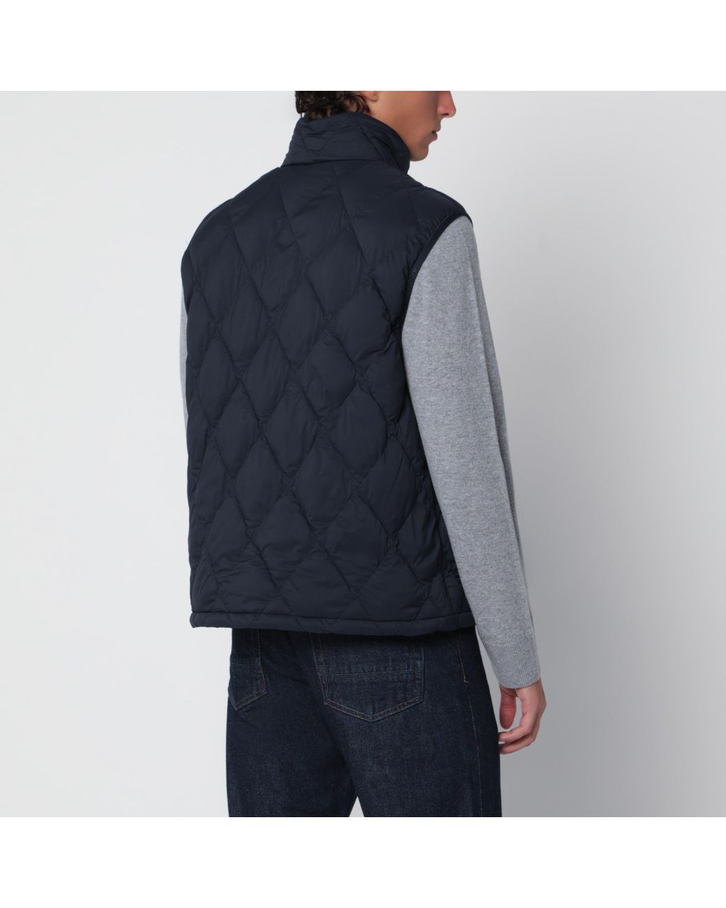 Burberry Blue Acresford Quilted Nylon Gilet for men