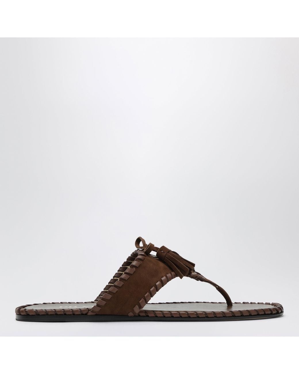 Infradito di Prada in Brown