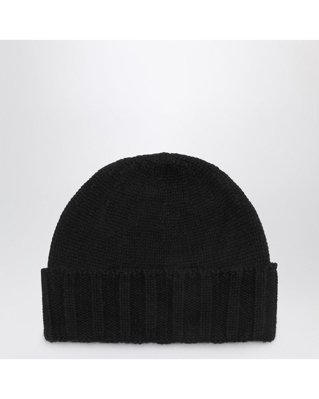 Drumohr Black Cashmere Beret for men