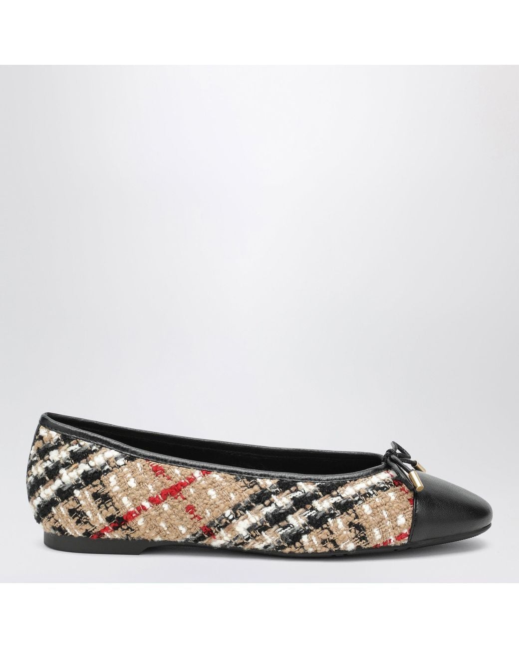 Burberry Natural Highgate Ballet Flats