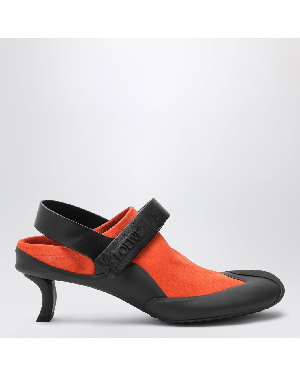 Loewe Red Saffron/ Dive Slingback Pumps