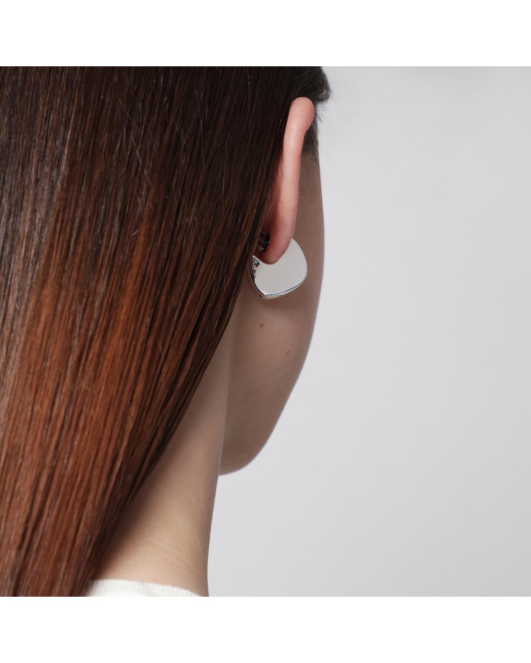 Bottega Veneta White Sterling Earrings