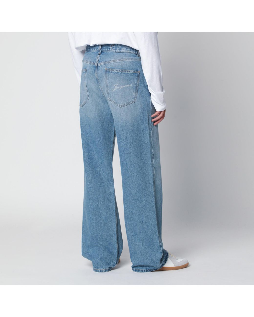Jacquemus Blue Straight-Leg Jeans for men