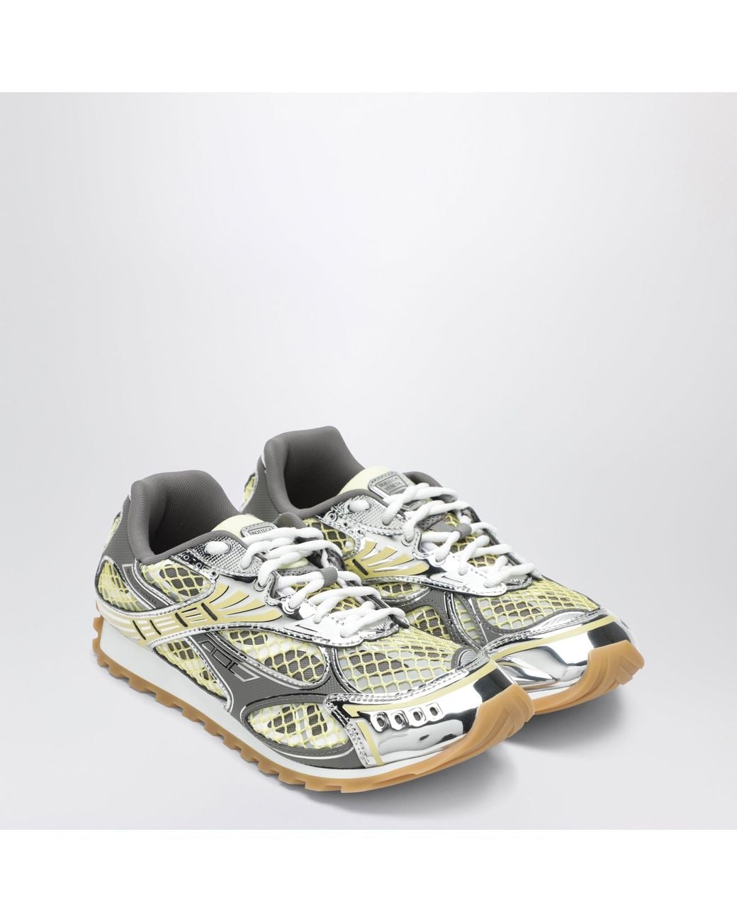 Bottega Veneta Metallic Orbit Zesty Basalt Sneakers