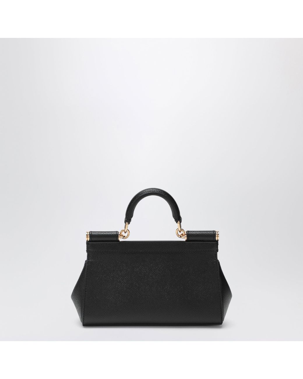 Dolce & Gabbana Black Small Sicily Handbag