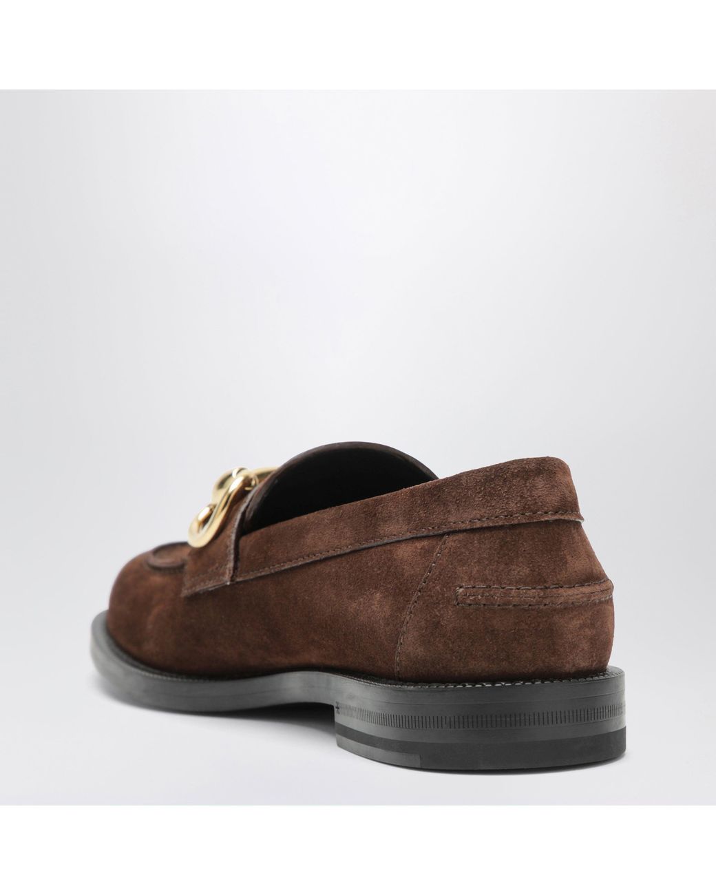 Gucci Brown Boulevard Suede Moccasin
