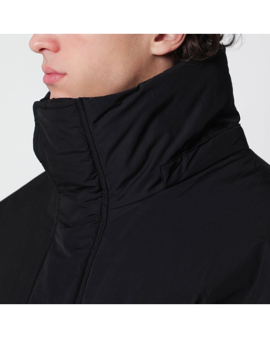 AMI Black Padded Jacket for men
