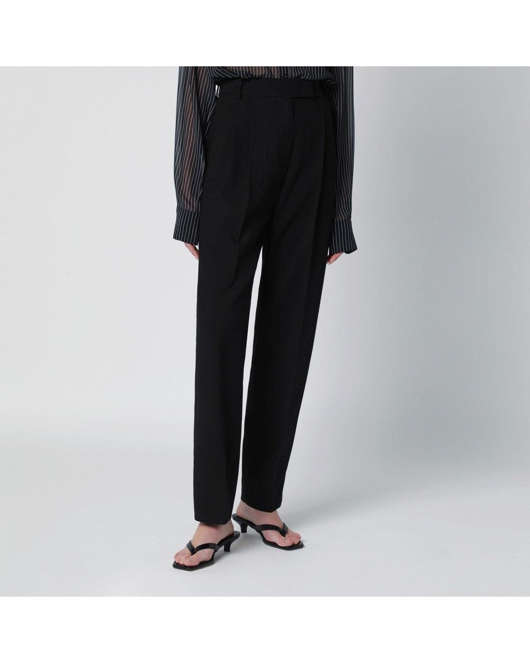 Frankie Shop Black Bea Trousers