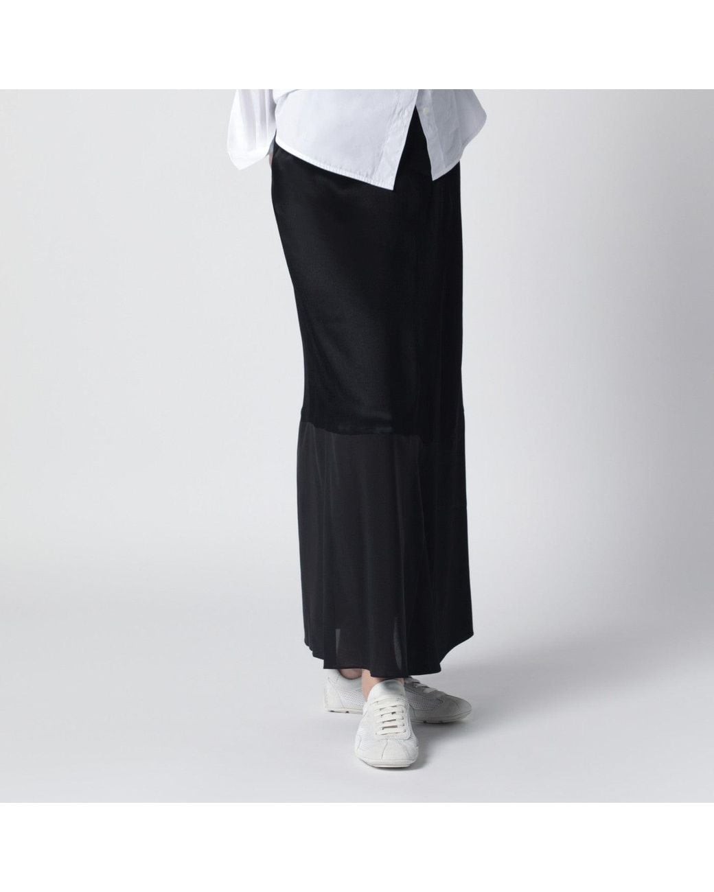 6397 Black Patchwork Skirt