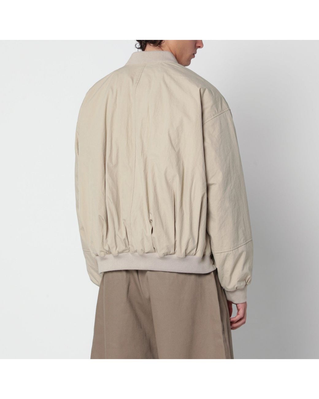 YMC Natural Zip-Up Bomber Jacket for men