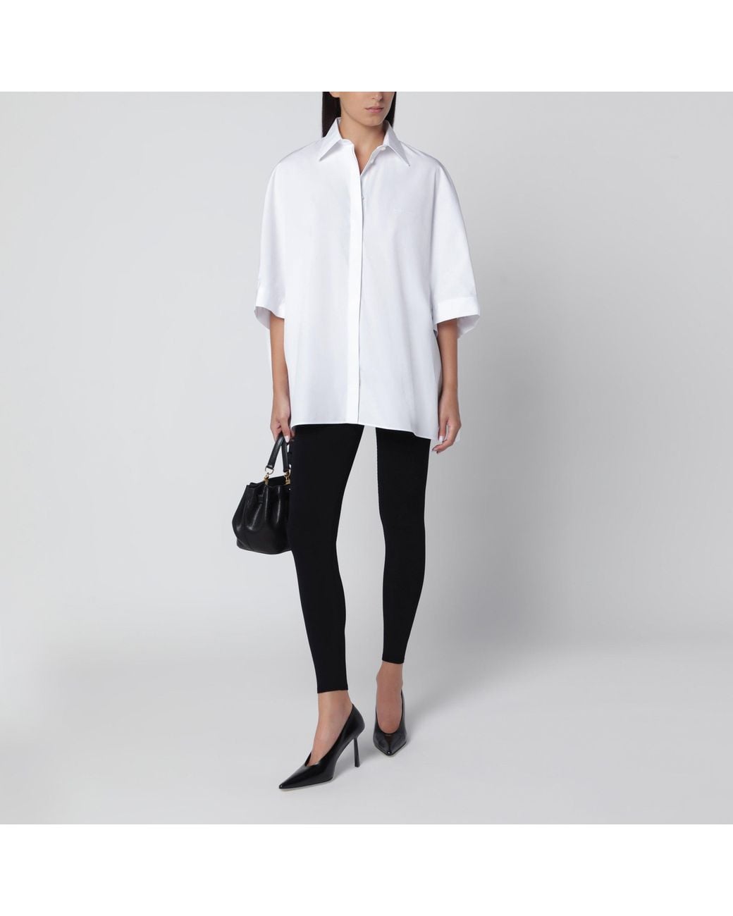 Balenciaga Black Techwear Leggings