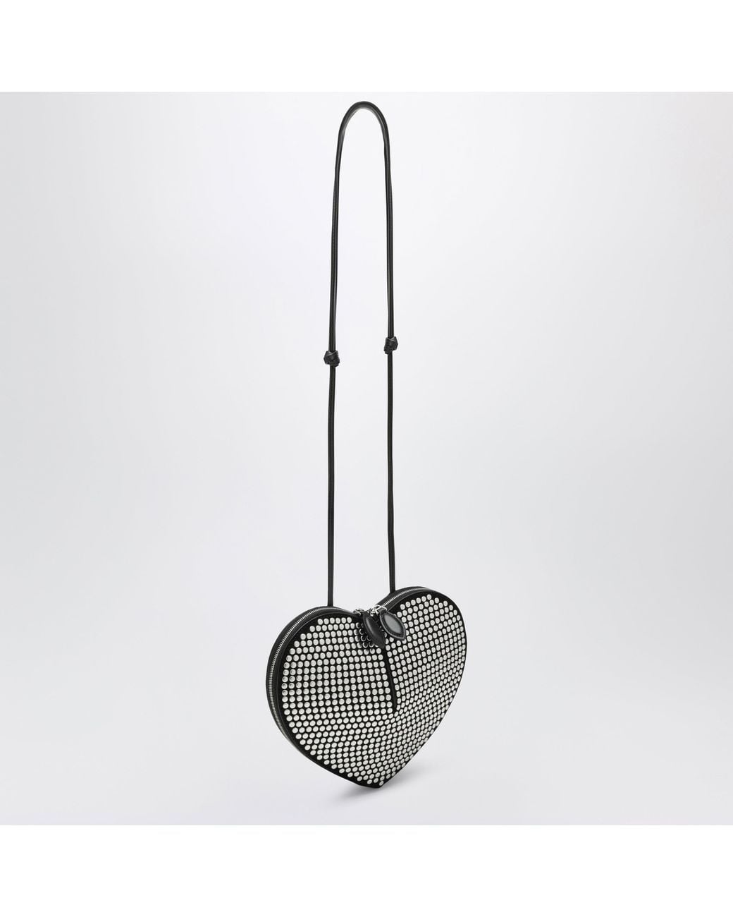 Alaïa Black Le Coeur Studded Suede Bag
