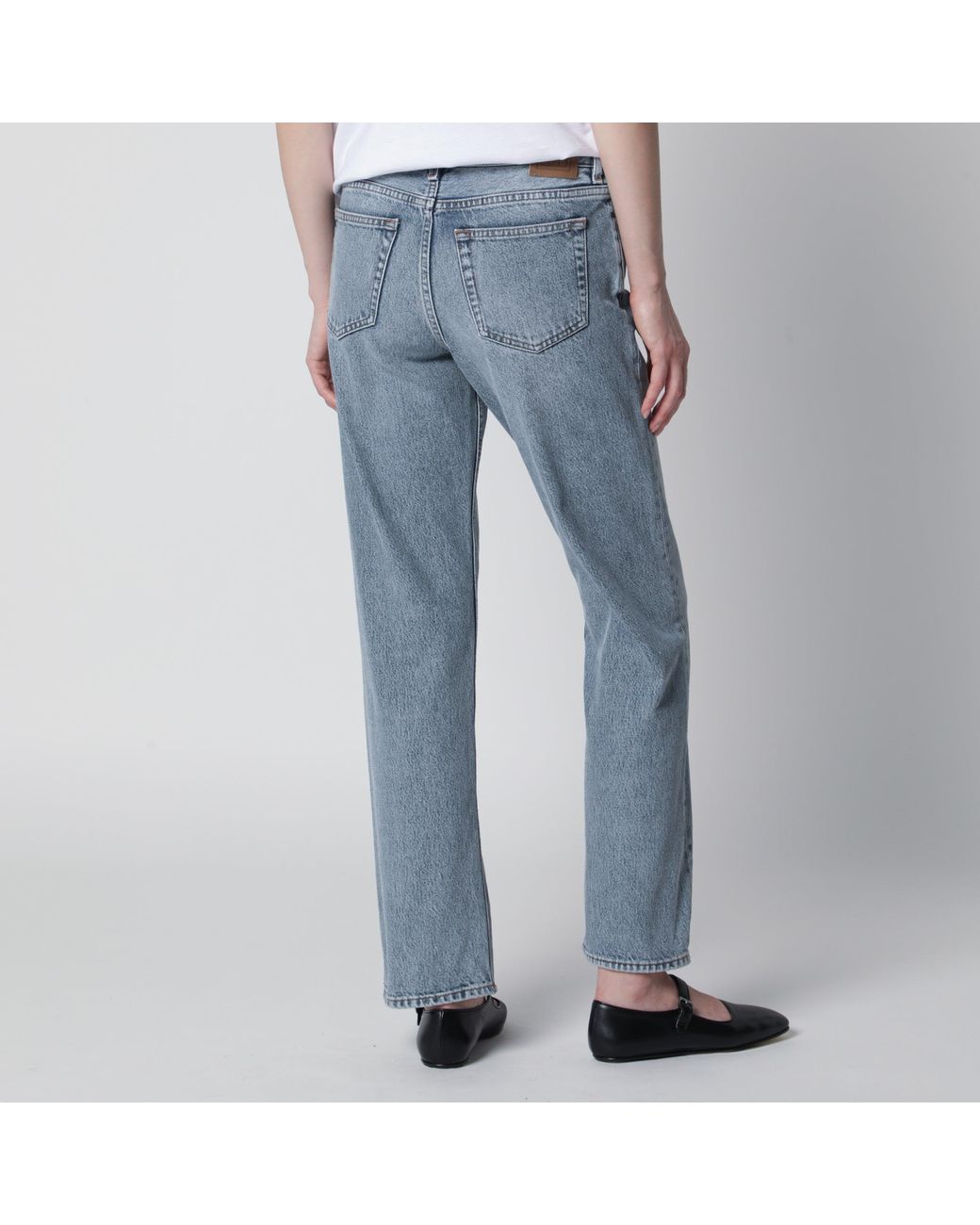 Totême  Blue Washed-Effect Jeans