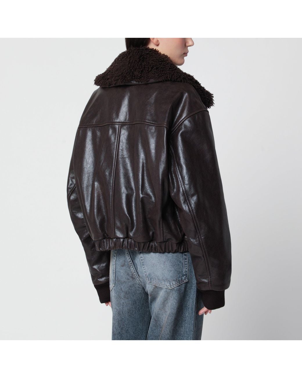 Lemaire Black Ebony Pilot Jacket