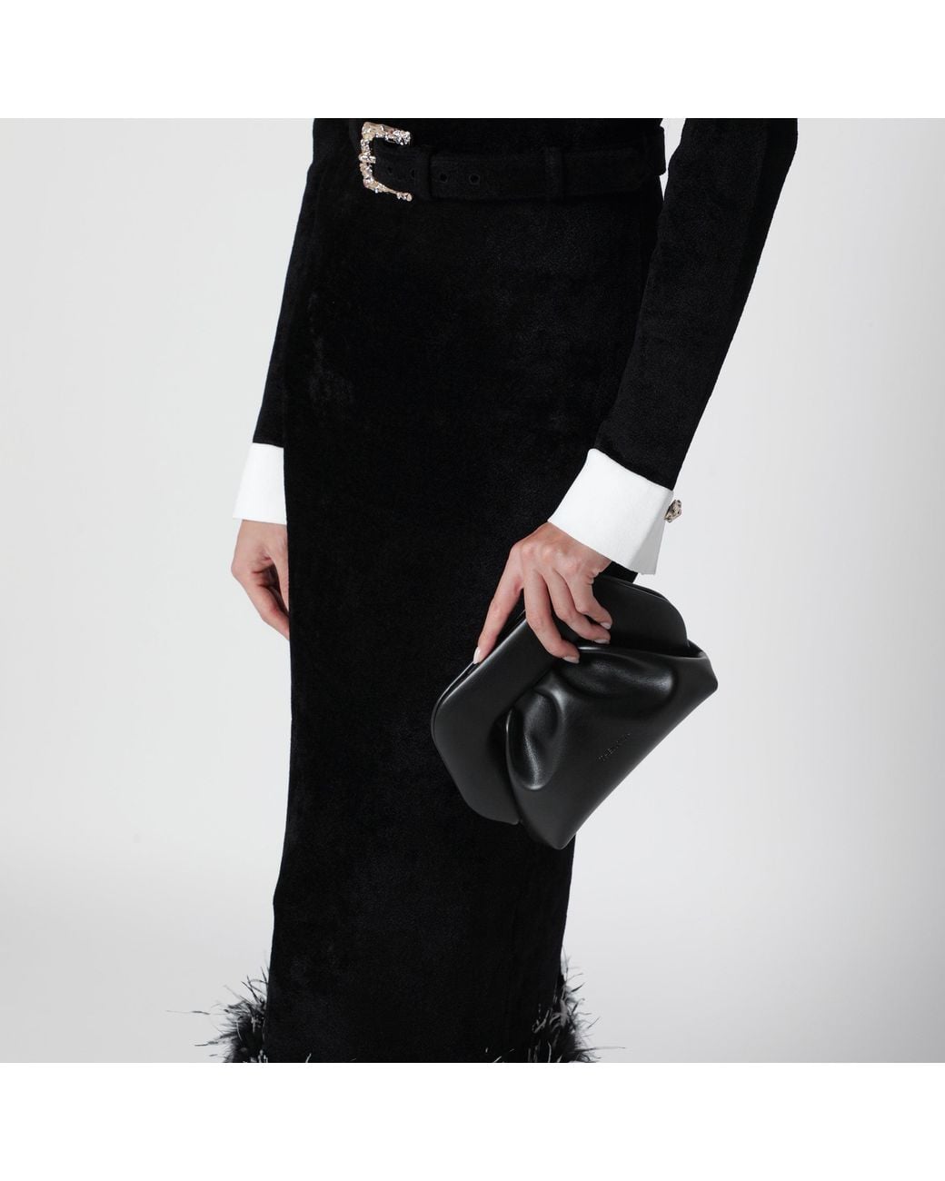 THEMOIRÈ Black Small Bios Pouch