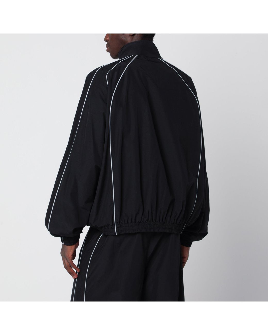 Balenciaga Black Zip-Up Sweatshirt for men