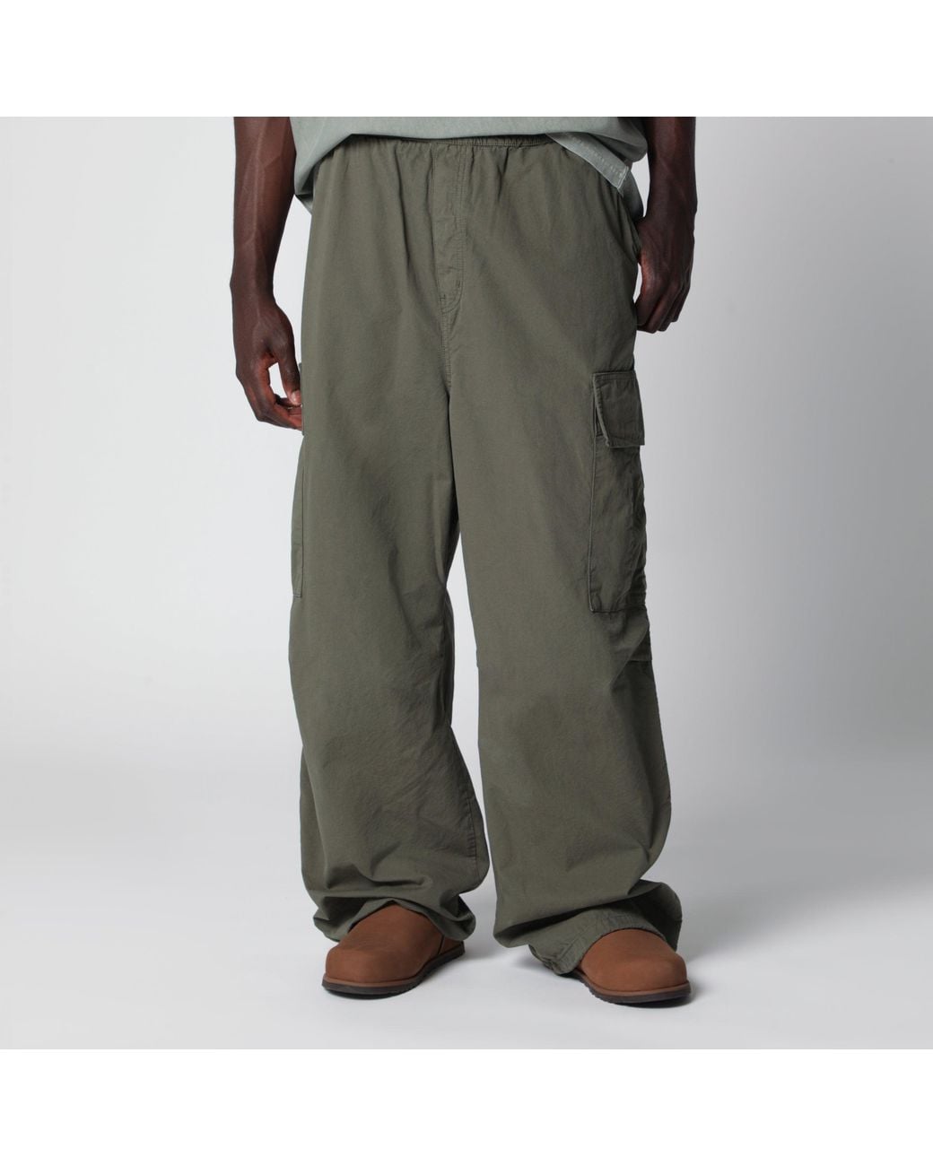 Carhartt Green Mandler Cargo Trousers for men