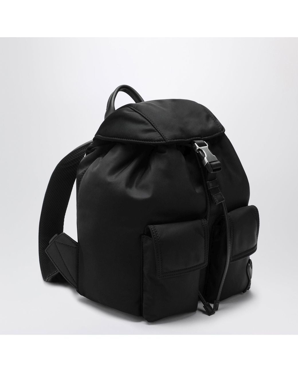 AMI Black Marcel Small Nylon Backpack