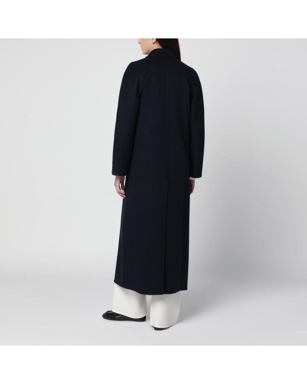 Max Mara Black Double-Breasted Coat