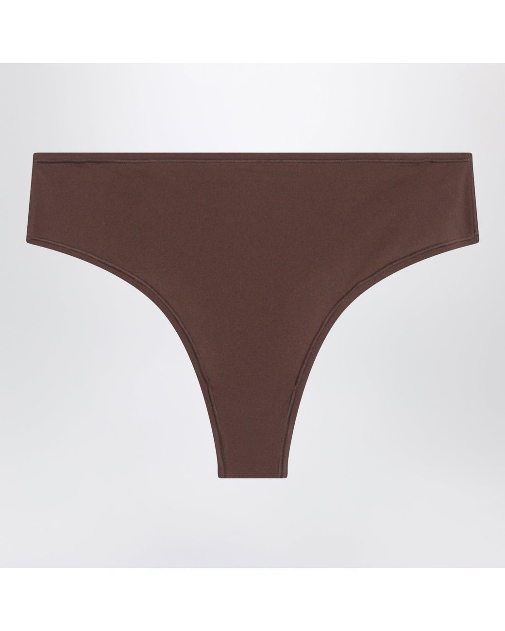 Skims Brown Cocoa Thong Mini