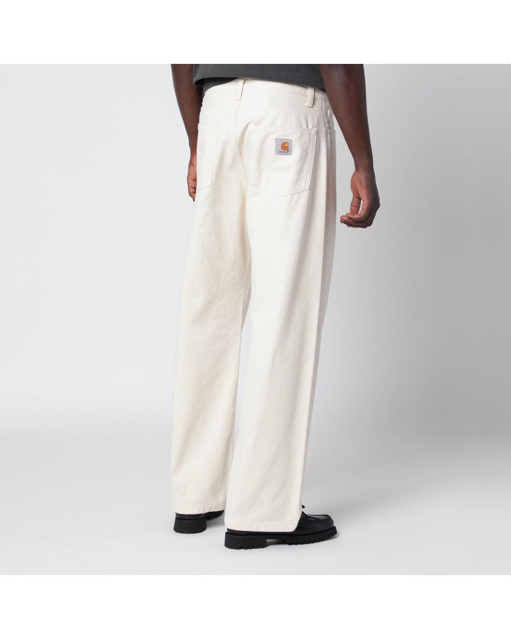 Carhartt White Landon Trousers, Natural for men