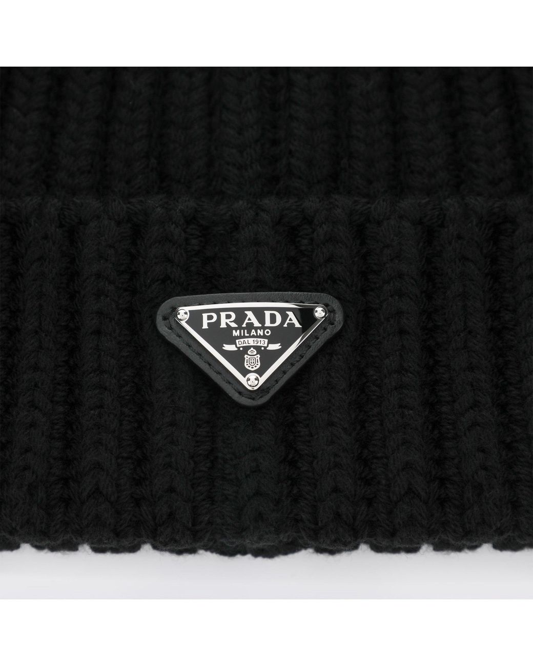 Berretto di Prada in Black da Uomo