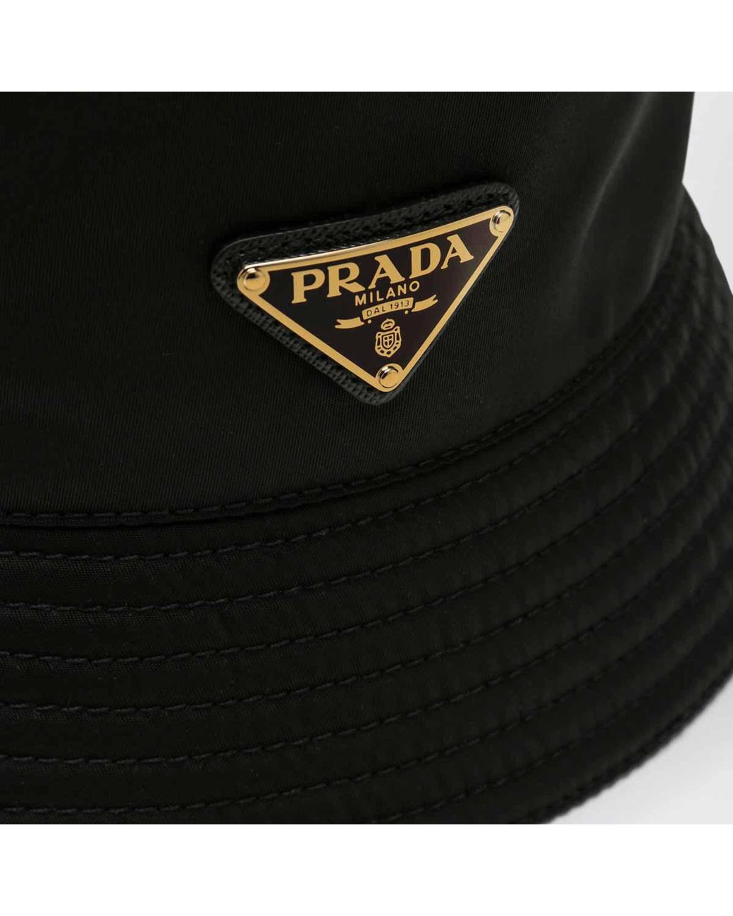 Prada Black Re-Nylon Fisherman's Hat