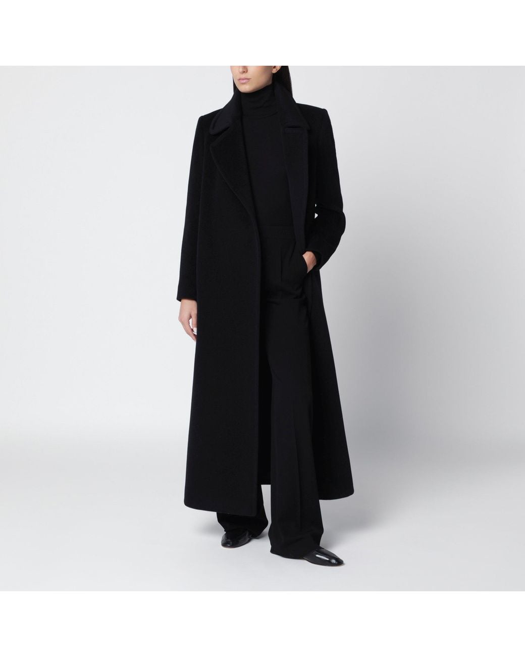 Max Mara Black Palazzo Trousers