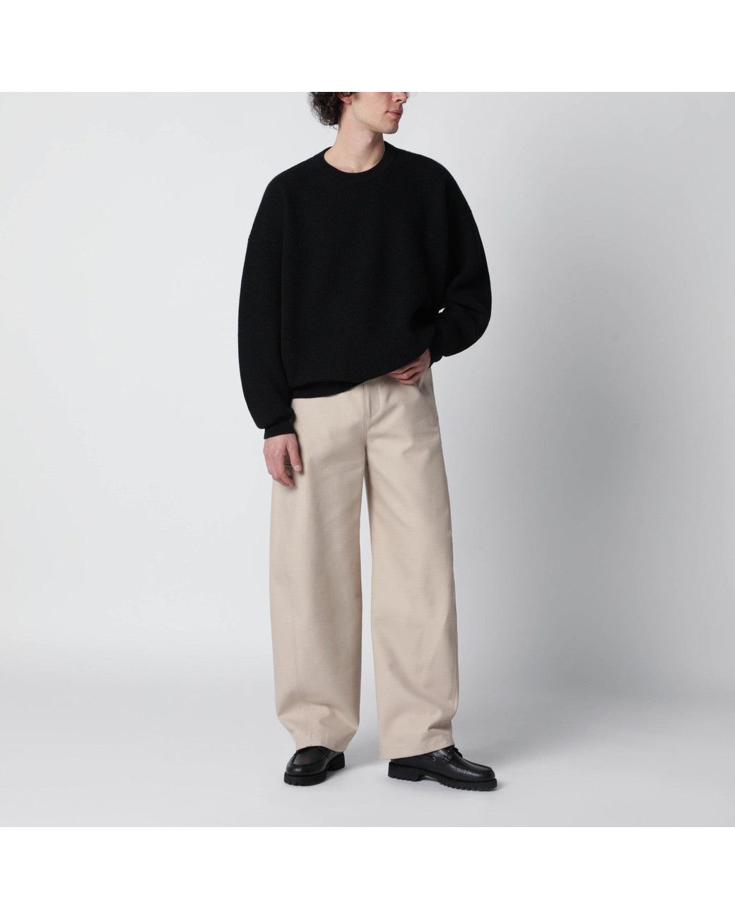 Givenchy Brown Cotton Trousers for men